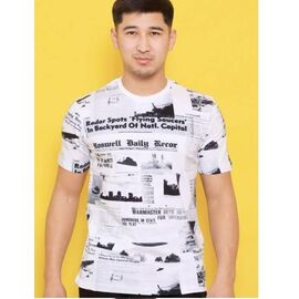 Фотография Футболка мужская M5795R-2 white р.48-56 "Samo" недорого оптом от прямого поставщика