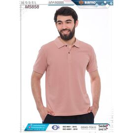 Фотография Футболка мужская M5858 beige р.48-56 "Samo" недорого оптом от прямого поставщика