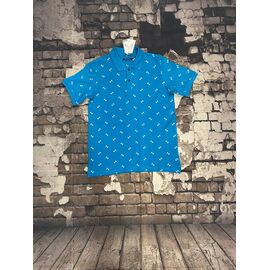 Фотография Футболка мужская M5858 l.blue р.48-56 "Samo" недорого оптом от прямого поставщика