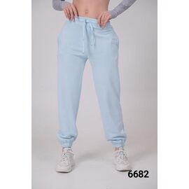 Штани спортивні жіночі 6682 l.blue р.42-48 "LOOK" недорого оптом від прямого постачальника