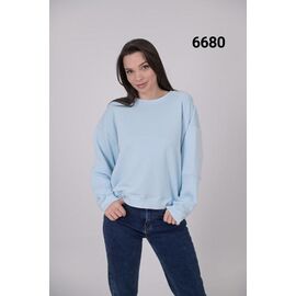 Фотография Свитер женский 6680 l.blue р.46-52 "LOOK" недорого оптом от прямого поставщика