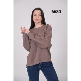 Фотография Свитер женский 6680 brown р.46-52 "LOOK" недорого оптом от прямого поставщика