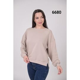 Фотография Свитер женский 6680 beige р.46-52 "LOOK" недорого оптом от прямого поставщика