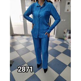 Костюм жіночий 2871 l.blue р.44-50 "LOOK" недорого оптом від прямого постачальника
