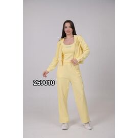 Костюм спортивний жіночий теплий 259010 yellow р.one size "LOOK" недорого оптом від прямого постачальника