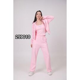 Костюм спортивний жіночий теплий 259010 pink р.one size "LOOK" недорого оптом від прямого постачальника