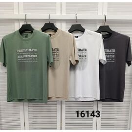 Фотография Футболка мужская 16143 green р.48-54 "LOOK" недорого оптом от прямого поставщика