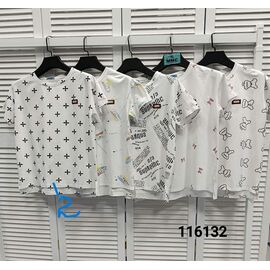 футболка жіноча 116132-2 white р.46-50 "LOOK" недорого оптом від прямого постачальника