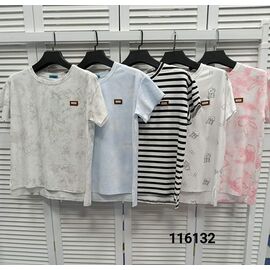 футболка жіноча 116132 Hide white р.46-50 "LOOK" недорого оптом від прямого постачальника