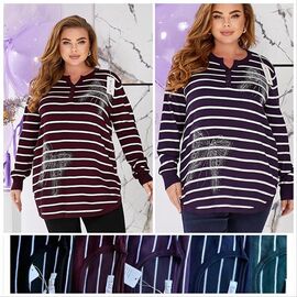 Туніка жіноча LL479 mix р.58-60 "Lola" недорого оптом від прямого постачальника