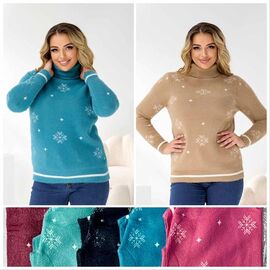 Светр жіночий LL497 mix р.50-52 "Lola" недорого оптом від прямого постачальника