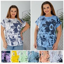 футболка жіноча LL504 mix р.52-54 "Lola" недорого оптом від прямого постачальника