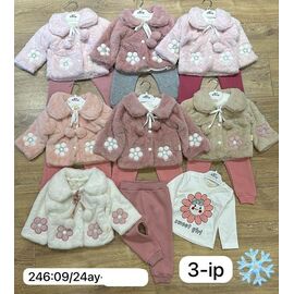 Фотография Костюм детский на девочку 246 brown-grey р.0.9-2 "BURATINO" недорого оптом от прямого поставщика