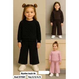 Фотография Костюм детский спортивный на девочку 317561 pink р.2-5 "BURATINO" недорого оптом от прямого поставщика