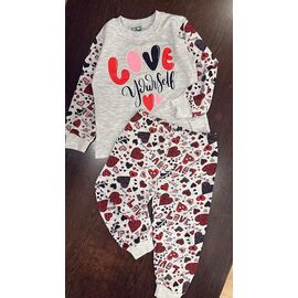 Дитяча піжама на дівчинку BB4 grey р.2-5 "BURATINO" недорого оптом від прямого постачальника