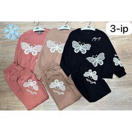 Фотография Костюм детский спортивный тёплый на девочку BB51 l.brown р.7-10 "BURATINO" недорого оптом от прямого поставщика