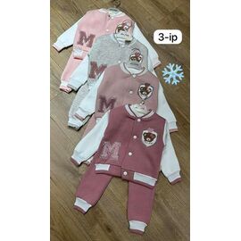 Фотография Костюм детский спортивный тёплый на девочку BB59 browm р.0.9-2 "BURATINO" недорого оптом от прямого поставщика