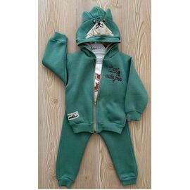 Фотография Костюм детский спортивный на мальчика BB63 green р.0.9-2 "BURATINO" недорого оптом от прямого поставщика