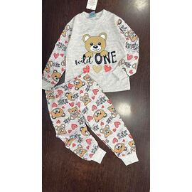 Дитяча піжама на дівчинку BB8 grey р.2-5 "BURATINO" недорого оптом від прямого постачальника