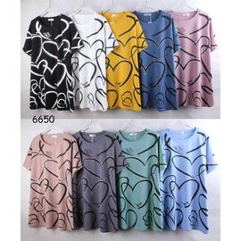 футболка жіноча 6650 green р.2XL-5XL "P.HEY" недорого оптом від прямого постачальника