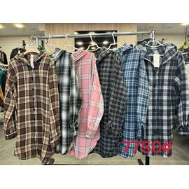 Сорочка жіноча 7750-1 black р.3XL-6XL "P.HEY" недорого оптом від прямого постачальника