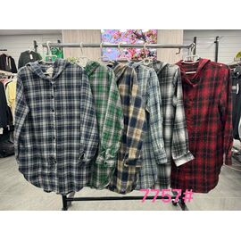 Сорочка жіноча 7757 green р.3XL-6XL "P.HEY" недорого оптом від прямого постачальника