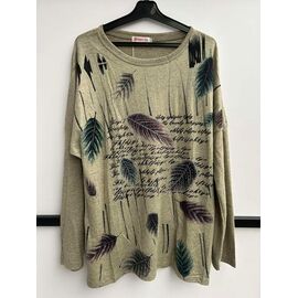 Светр жіночий 8310 khaki р.50-56 "P.HEY" недорого оптом від прямого постачальника