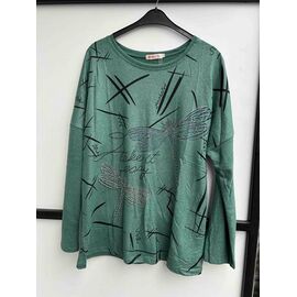 Светр жіночий 8311 green р.50-56 "P.HEY" недорого оптом від прямого постачальника