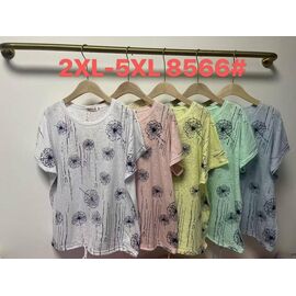 футболка жіноча 8566 l.blue р.2XL-5XL "P.HEY" недорого оптом від прямого постачальника