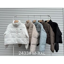 Куртка жіноча демісезонна 2433 l.blue р.M-2XL "Yafeier" недорого оптом від прямого постачальника