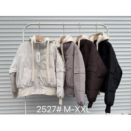 Куртка жіноча демісезонна 2527 black р.M-2XL "Yafeier" недорого оптом від прямого постачальника
