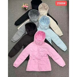 Куртка жіноча демісезонна 2588 pink р.M-2XL "Yafeier" недорого оптом від прямого постачальника