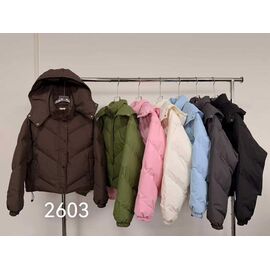 Куртка жіноча демісезонна 2603 brown р.M-2XL "Yafeier" недорого оптом від прямого постачальника