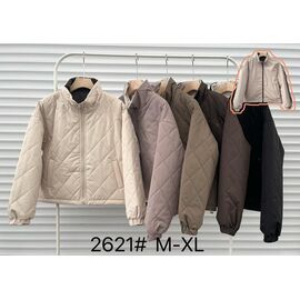 Куртка жіноча демісезонна 2621 black р.M-XL "Yafeier" недорого оптом від прямого постачальника