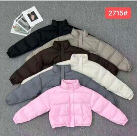 Куртка жіноча демісезонна 2715 beige р.M-2XL "Yafeier" недорого оптом від прямого постачальника