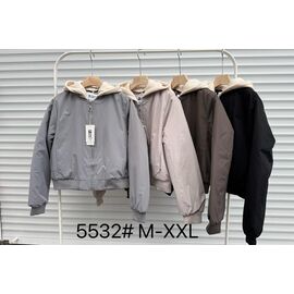 Куртка жіноча демісезонна 5532 beige р.M-2XL "Yafeier" недорого оптом від прямого постачальника