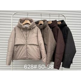 Куртка жіноча демісезонна 628 d.beige р.50-58 "Yafeier" недорого оптом від прямого постачальника