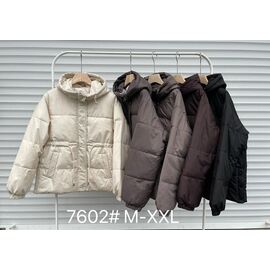 Куртка жіноча демісезонна 7602 l.brown р.M-2XL "Yafeier" недорого оптом від прямого постачальника