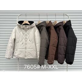 Куртка жіноча демісезонна 7605 l.beige р.M-2XL "Yafeier" недорого оптом від прямого постачальника