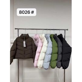 Куртка жіноча демісезонна 8026 d.grey р.M-XL "Yafeier" недорого оптом від прямого постачальника