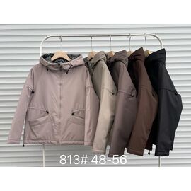 Куртка жіноча демісезонна 813 d.beige р.48-56 "Yafeier" недорого оптом від прямого постачальника