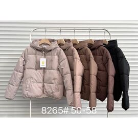 Куртка жіноча демісезонна 8265 black р.50-58 "Yafeier" недорого оптом від прямого постачальника