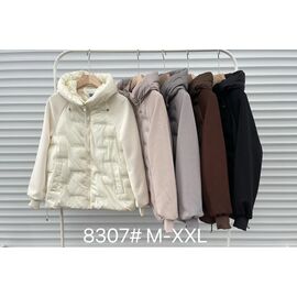 Куртка жіноча демісезонна 8307 beige р.M-2XL "Yafeier" недорого оптом від прямого постачальника