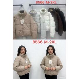 Куртка жіноча демісезонна 8566 white р.M-2XL "Yafeier" недорого оптом від прямого постачальника