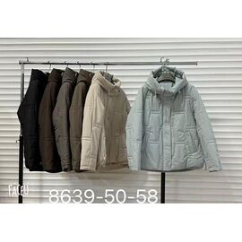 Куртка жіноча демісезонна 8639 beige р.50-58 "Yafeier" недорого оптом від прямого постачальника