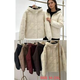 Куртка жіноча демісезонна 866 l.brown р.M-2XL "Yafeier" недорого оптом від прямого постачальника