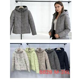 Куртка жіноча демісезонна 8828 l.beige р.S-2XL "Yafeier" недорого оптом від прямого постачальника