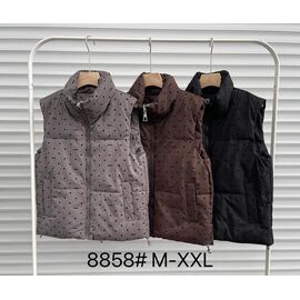 Жилетка жіноча 8858 beige р.M-2XL "Yafeier" недорого оптом від прямого постачальника