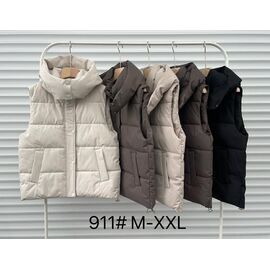 Жилетка жіноча 911 d.beige р.M-2XL "Yafeier" недорого оптом від прямого постачальника