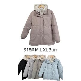 Куртка жіноча демісезонна 918 black р.M-XL "Yafeier" недорого оптом від прямого постачальника